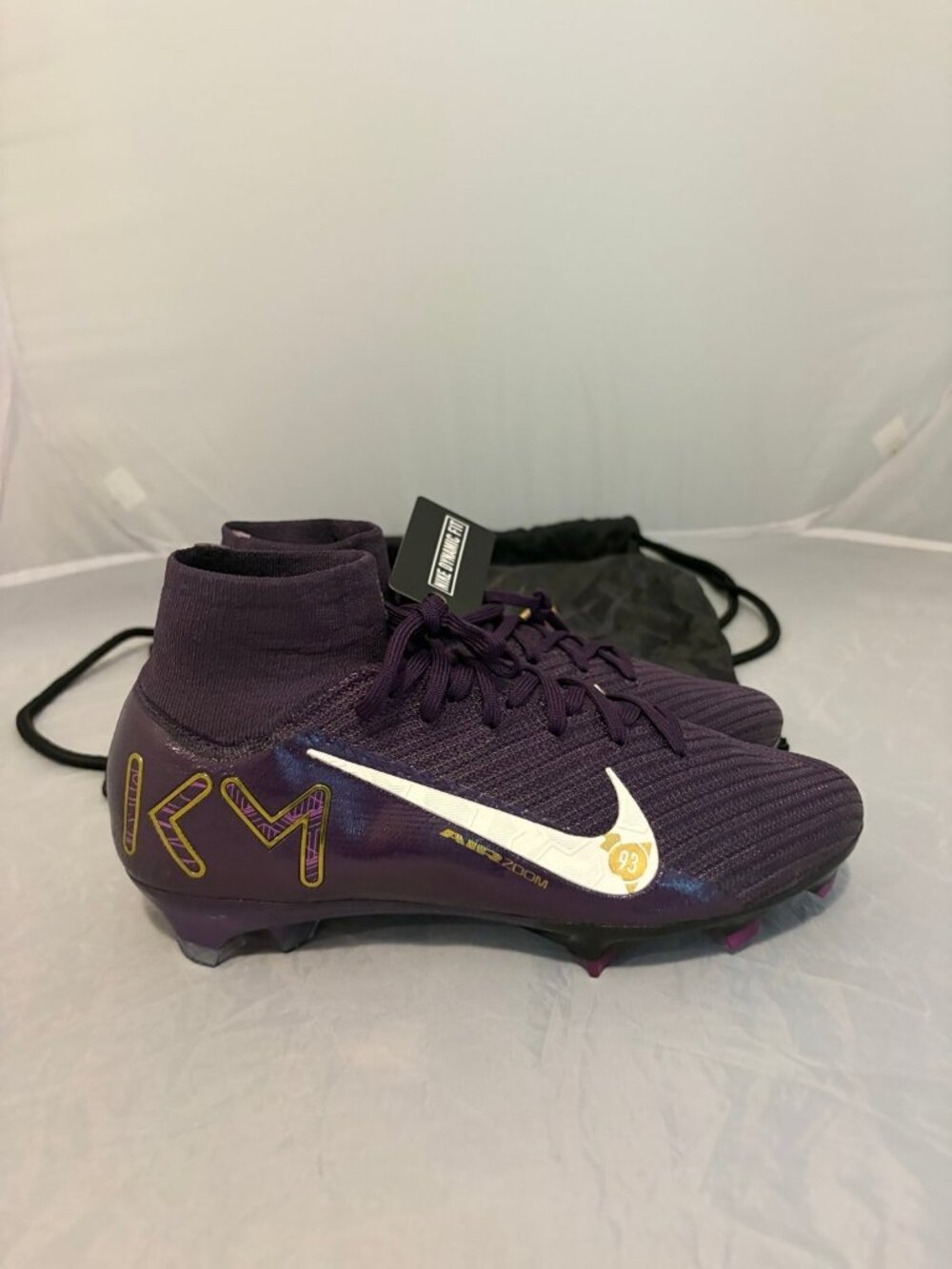 Nike Zoom Mercurial Superfly 10 Elite Kylian Mbappe Soccer cleats FQ8692 500